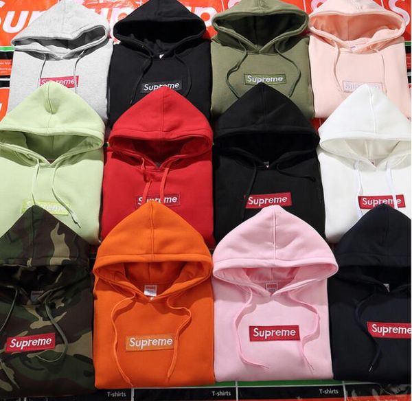 

Пуловер Толстовки лето новый классический вышивка красный знак с капюшоном с дли