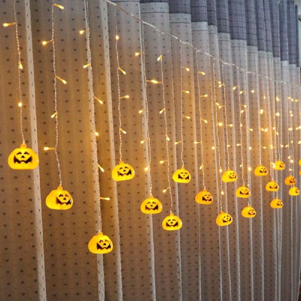 Halloween Skeleton Light Up Door Wall Curtain Fantastic Fun Party Decoration