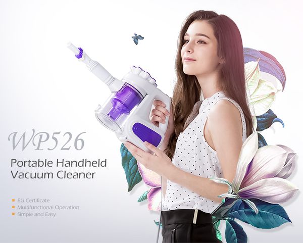 

новый дизайн низкий уровень шума портативный бытовой пылесос ручной пылесборник и аспиратор wp526-c