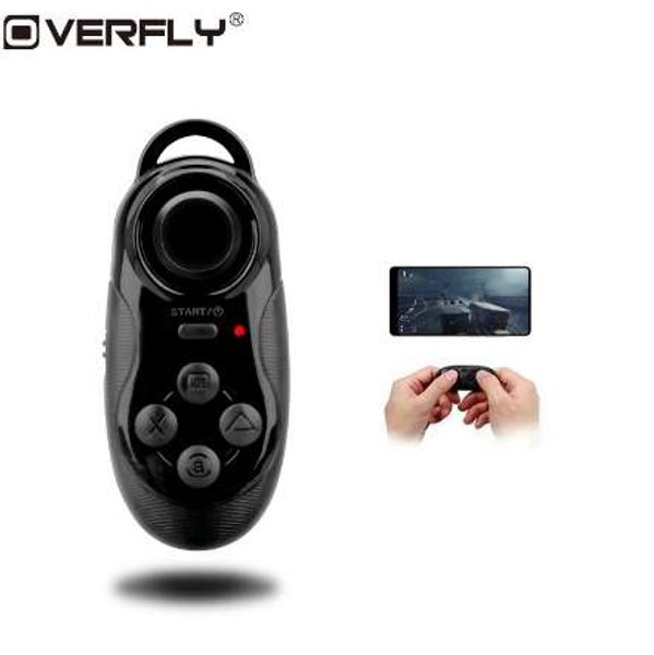 Mini Gamepad Bluetooth Gamepads Game Controller Joystick Selfie Remoto Shutter Sem Fio Mouse para iOS Android Smartphone Smart Caixa de TV