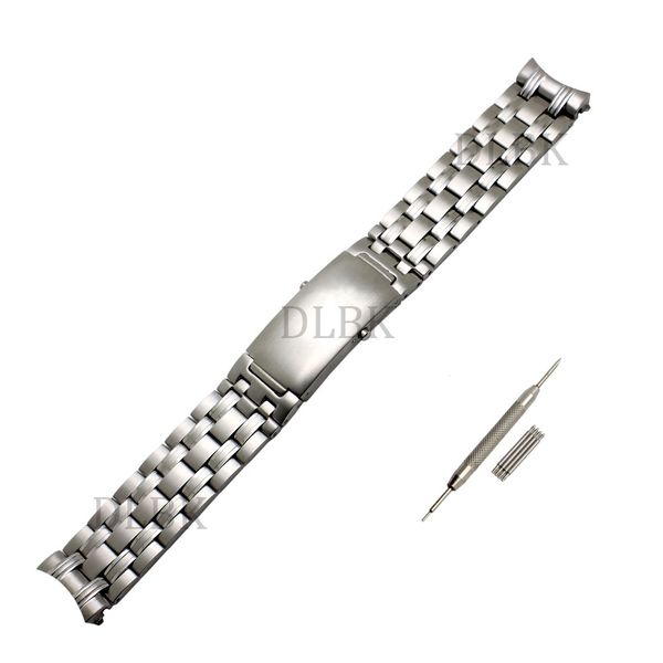 

Watch Accessories Men Women 20mm 22mm Sport Watch Band Pure Solid Stainless Steel Butterfly Buckle Strap Bracelet for Omega Watch+tool