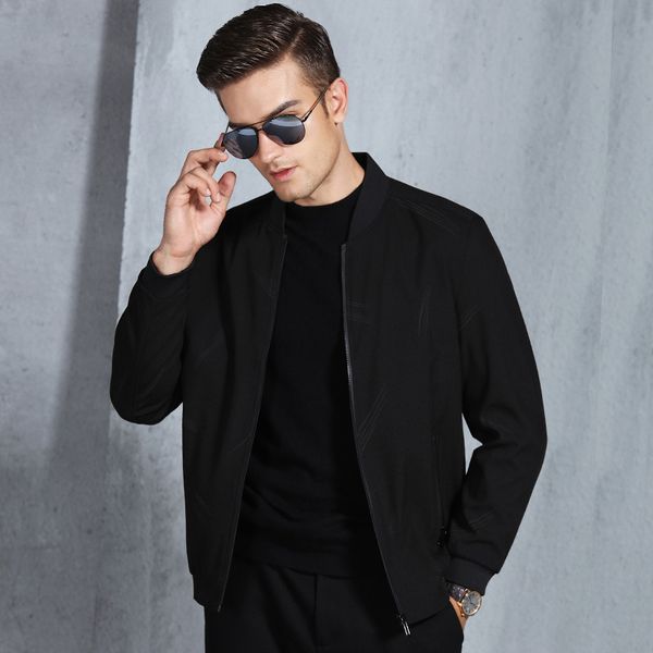 

new 2018 fashion casual mens jacket streetwear bomber jacket men's cool coats casual men jaqueta masculina, big m-3xl, Black;brown