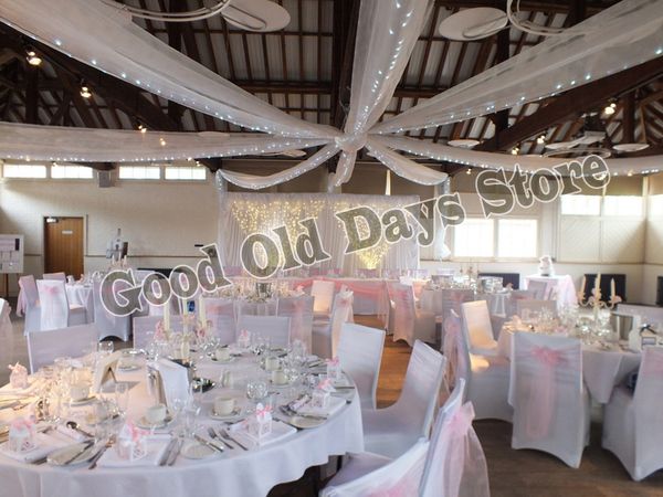2020 10m X 0 45m White Ceiling Drapery Wedding Event Party