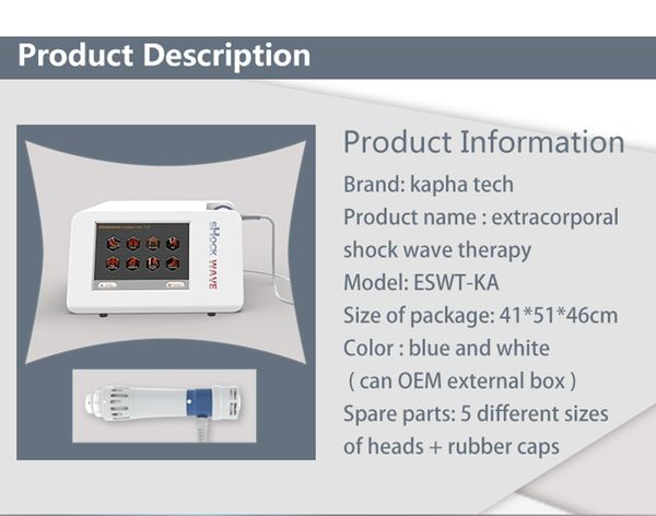 

2018 new products eswt extracorporeal shock wave therapy machine shockwave health product machine physiotherapy salon equipment
