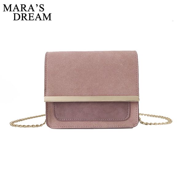 

mara's dream 2018 new casual pu leather women handbag solid color hasp flap female shopping shoulder messenger crossbody bags