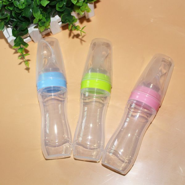 2019 New 120ml 4 Oz Silicone Baby Food Dispensing Spoon Silicone