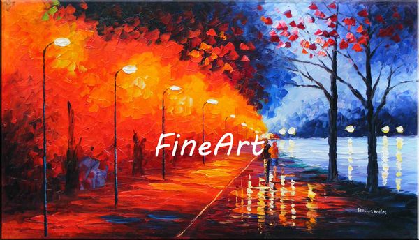 

ручная роспись красивый нож холст для живописи леонид афремов пейзаж стена искусство природа живопись искусство холст украшение стен в