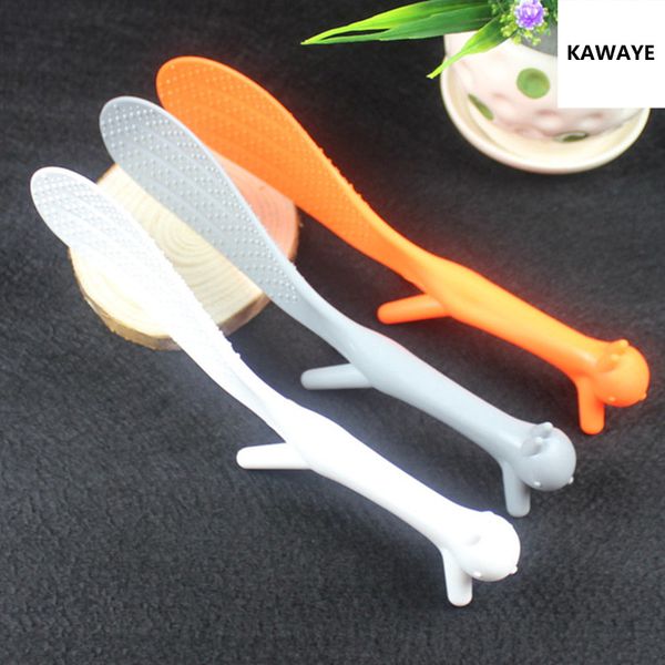 

3 pcs lovely kitchen supplie squirrel shaped ladle non stick rice paddle meal spoon household kitchen accessories 6zkc055