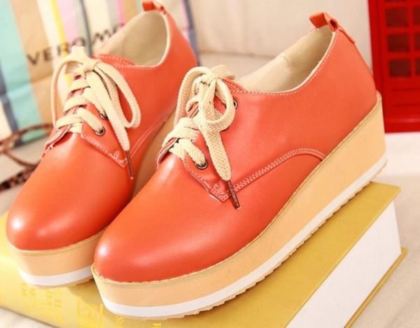 

send 2018 korean new style spring thick bottom slope heel round head shallow mouth women's shoes, Black