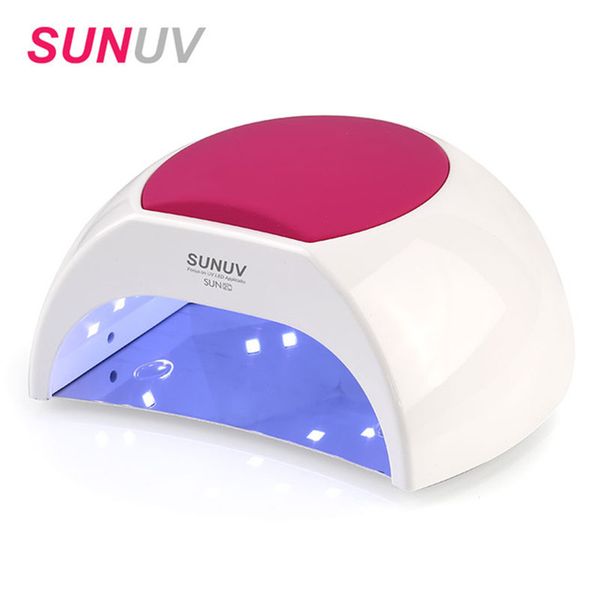 

2019 professional adjustable lamp for gel varnish gel polish manicure drying nails 48w dual sunuv led nail lamp feecy