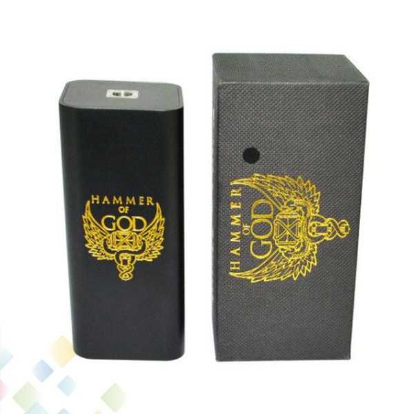

Newest Hammer of God V3 Box Mod Vaperz Cloud fit 4pcs 18650 battery Vape Mods For 510 RDA Atomizers DHL Free