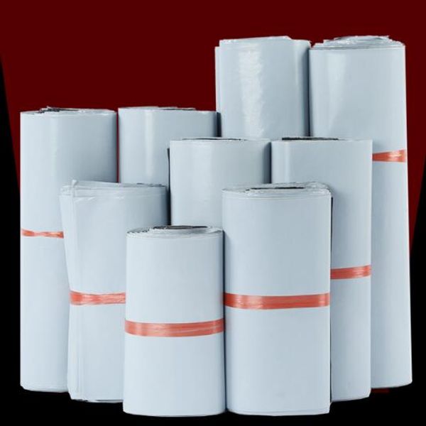 

dhl 500pcs many sizes courier bags white gray self-seal self adhesive express shipping courier bags waterproof courier bags