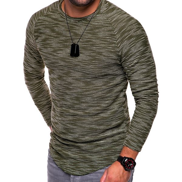 

wholesale t men's winter shirt long-sleeved slim autumn new bottom shipping crew shirt neck casual ftvbn, Black