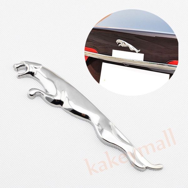 

Chrome Metal Car Auto 3D Decal Sticker Fit For Jaguar Badge Symbol Emblem Logo Accessories
