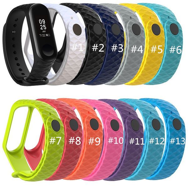 

Mi band 3 trap ilicone wri t trap miband 3 colorful trap wri tband mart band mi band3 bracelet for xiaomi mi band 3