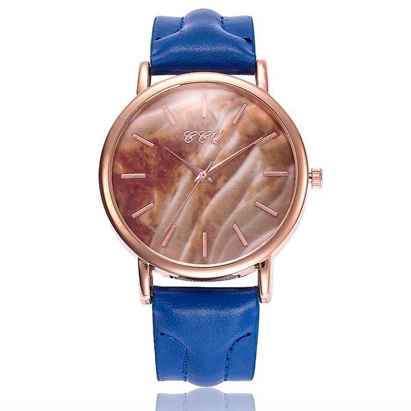 

2018 new arrival watch casual quartz leather band marble strap watch analog wrist fashion ladies dress bracelet watches, Slivery;brown