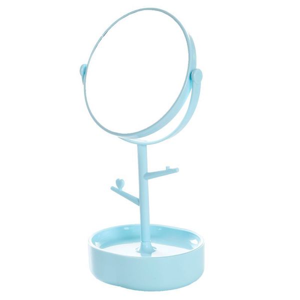 

portable makeup mirror small round vanity compact standing mirrors make up table cosmetic women deskcosmetics tool