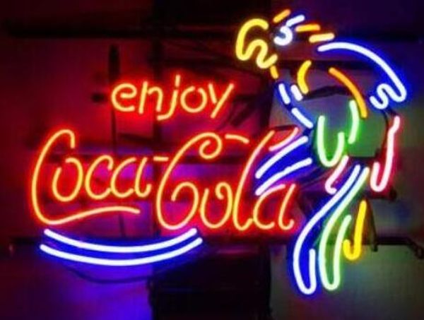

greeneerg cola coke neon light sign home beer bar pub recreation room game lights windows glass wall signs 24*20 inches