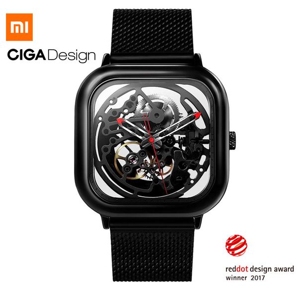 

Xiaomi mijia mi ciga de ign hollowed out men wri twatche watch reddot winner tainle fa hion luxury automatic watche