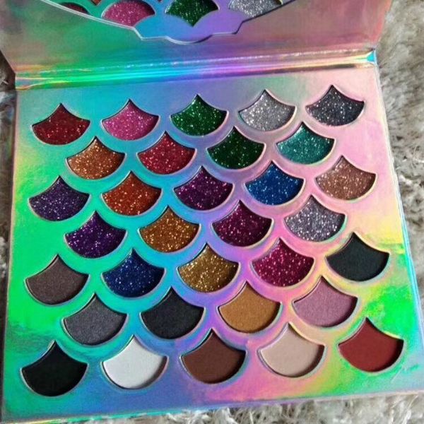 

makeup eyeshadow palette 32 colors cleof cosmetics the mermaid glitter prism palette dhl ing