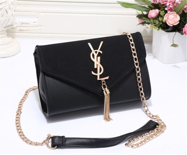 

Women Fashion Suede Buckle Color Matching Chain Shoulder Bag OL Business High-End Atmosphere Woman Bag Brand Shoulder Bag