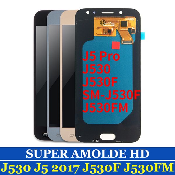 

tested super amoled 5.2" lcd display touch screen for samsung galaxy j5 2017 j5 pro j530 j530f j530m lcd digitizer assembl