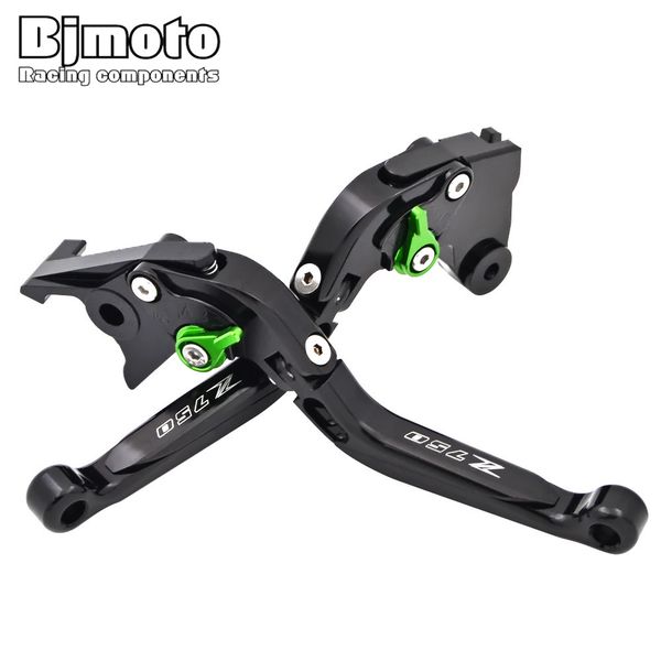 

motorcycle cnc adjustable extendable folding brake clutch levers for for kawasaki z750 2007 2008 2009 2010 2011 2012