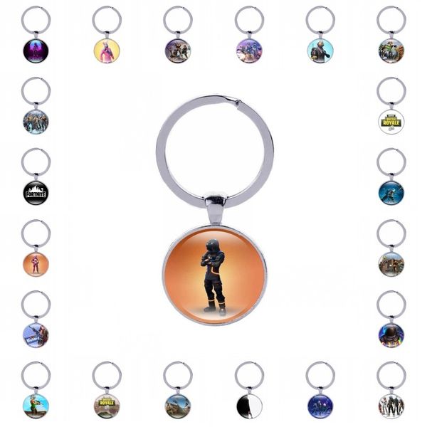 

game props toy gift fps game logo keyring keychain cool metal time jewellery pendant, Silver