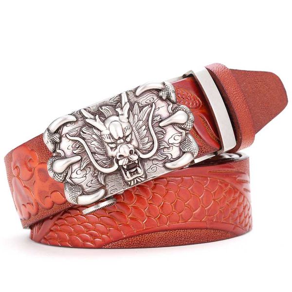 

fashion men automatic buckle belt new leather belt for men designer waistband male buckle leather width:3.4cm, Black;brown