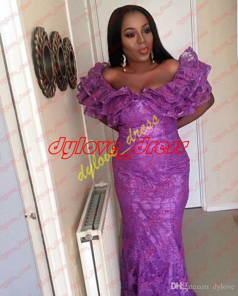 

2018 elegant arabic plus size evening long dress mermaid prom dress 2018 purple african prom dress, Black;red