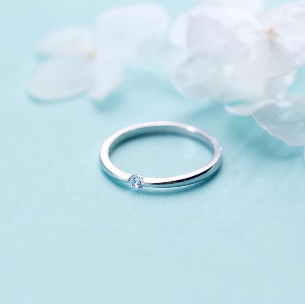 

whole sale925 sterling silver simple plain cz dainty band ring women jewelry a3539, Golden;silver