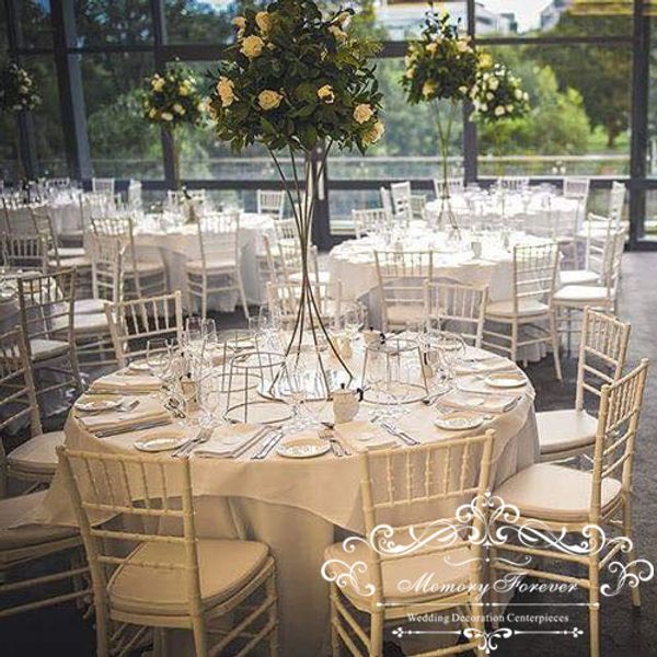 Wedding Decoration Table Centerpiece Floor Vase Metal Columns
