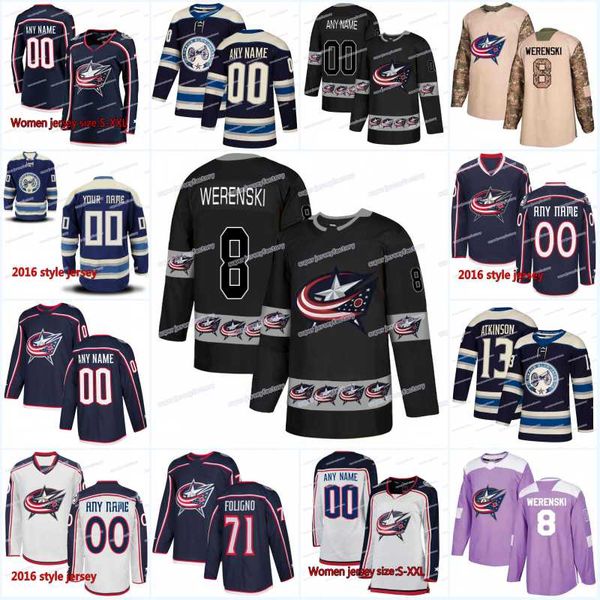 

New Season Columbus Blue Jackets Jersey 69 Kevin Stenlund 48 Thurkauf 74 Sam Vigneault 10 Alexander Wennberg 57 Paul Bittner Hockey Jerseys