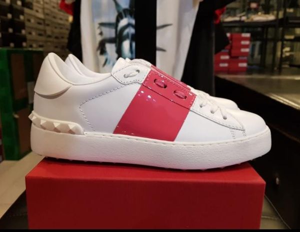 

Комфорт Повседневная Обувь Женщины Мужчины Марка Заклепки Квартиры Обувь Ткачес