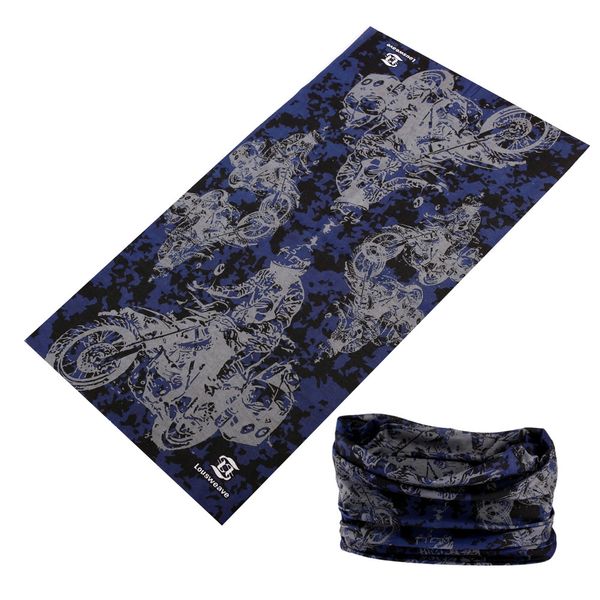

men shemagh headwear hijab 2018 scarf camouflage kerchief motorcycle skull tactical mask balaclava bandana headband 3d, Blue;gray