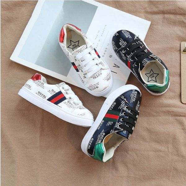 

2018 autumn new boy and girl breathable fa hion hoe middle and mall children lightweight comfortable ca ual hoe baby white hoe