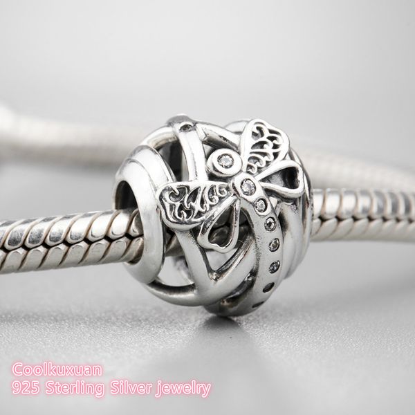 

2018 new spring 925 sterling sier dreamy dragonfly charm, clear cz charm fit original charms bracelet jewelry, Black