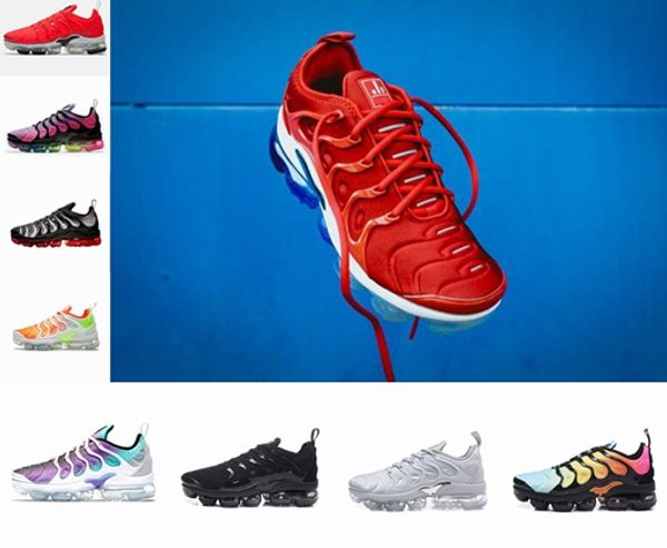 

2018 new chaussures tn plus ultra silver traderjoes running shoes colorways male pack sports tns mens womens trainers air designer sneakers