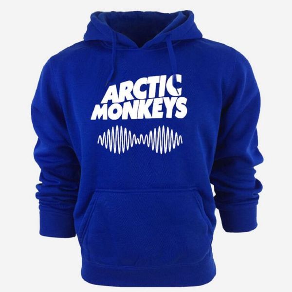 

punk style arctic monkeys printed hoodies men full sleeve sweatshirts autumn winter fashion male rock hip hop pullovers new hot, Black