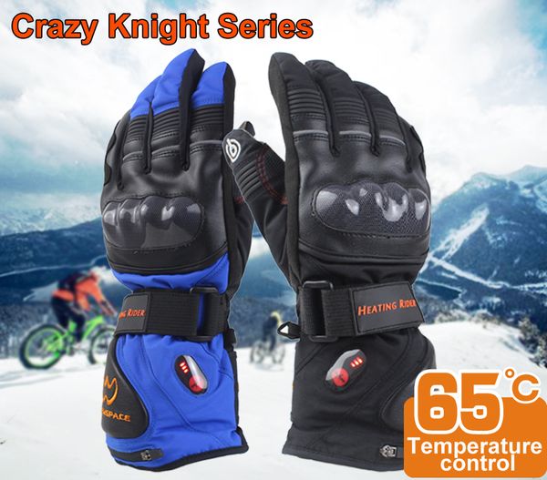 

motorcycle ski gloves heated riding racing bicycle winter outdoors sports battery electric heating gloves 3 levels control