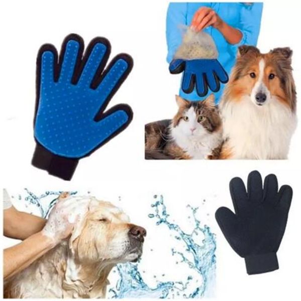 

pet щетка для очистки собака гребень силиконовые перчатки ванна mitt собака кошка массаж удаление волос уход магия deshedding перчатки 2018