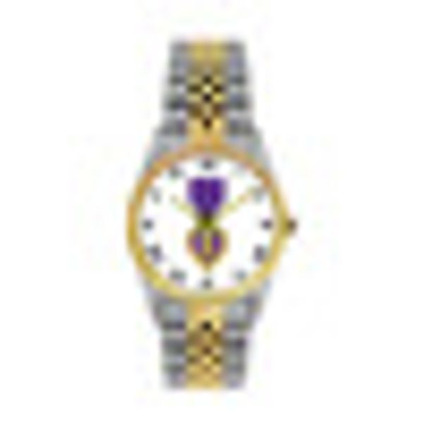 

purple heart stainless steel mens watch, Slivery;brown