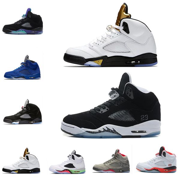 jordan retro 5 bleu
