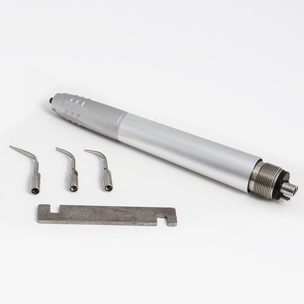 

Dental Air Ultrasonic Scaler Handpiece Perio Hygienist 2/4Holes 3 Tips Air Scaler