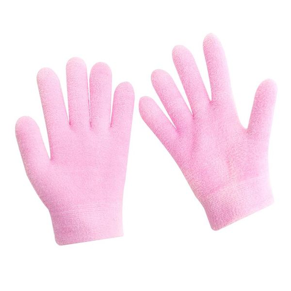 

moisturizing gel gloves hands skin whitening care beauty spa treatment hydrating gloves (pink, Red;gold