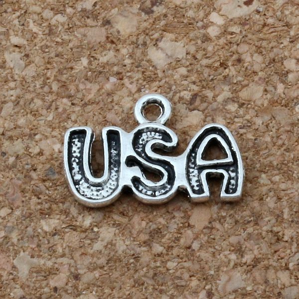 

usa charms pendants 300pcs/lot sell antique silver jewelry diy 10.5 x15.5mm a-169, Bronze;silver