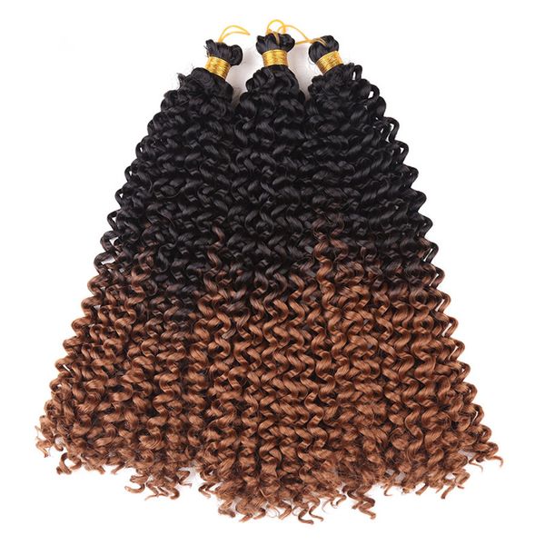 

3pieces full head Synthetic Braiding Hair Extensions Crochet Braid Hair Water Wave Braid 14inches Freetress Hair Synthetic Water Wave Bulk