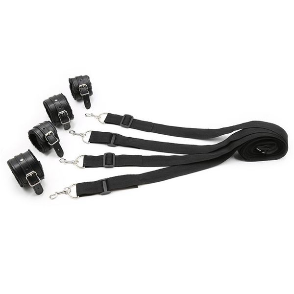 

fetish bondage under products bed pu toys cuffs restraint belt for in leather ankle slave wrist games couples