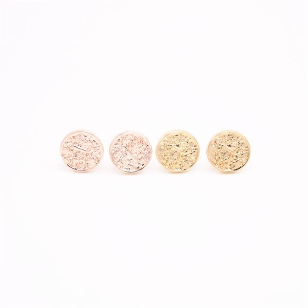 

lastest geometrical shape gold stud earrings solid circle stud earrings ing, Golden;silver