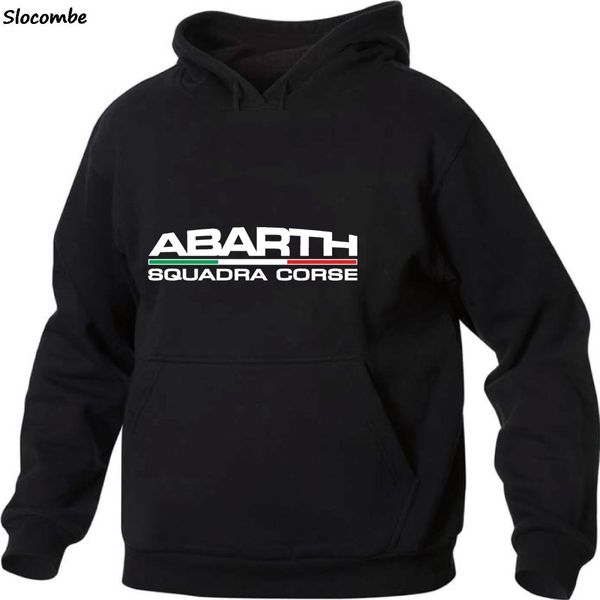 

Abarth автопробег логотип Fiat Italia черный толстовка толстовка Мужчины/Женщины Осень З